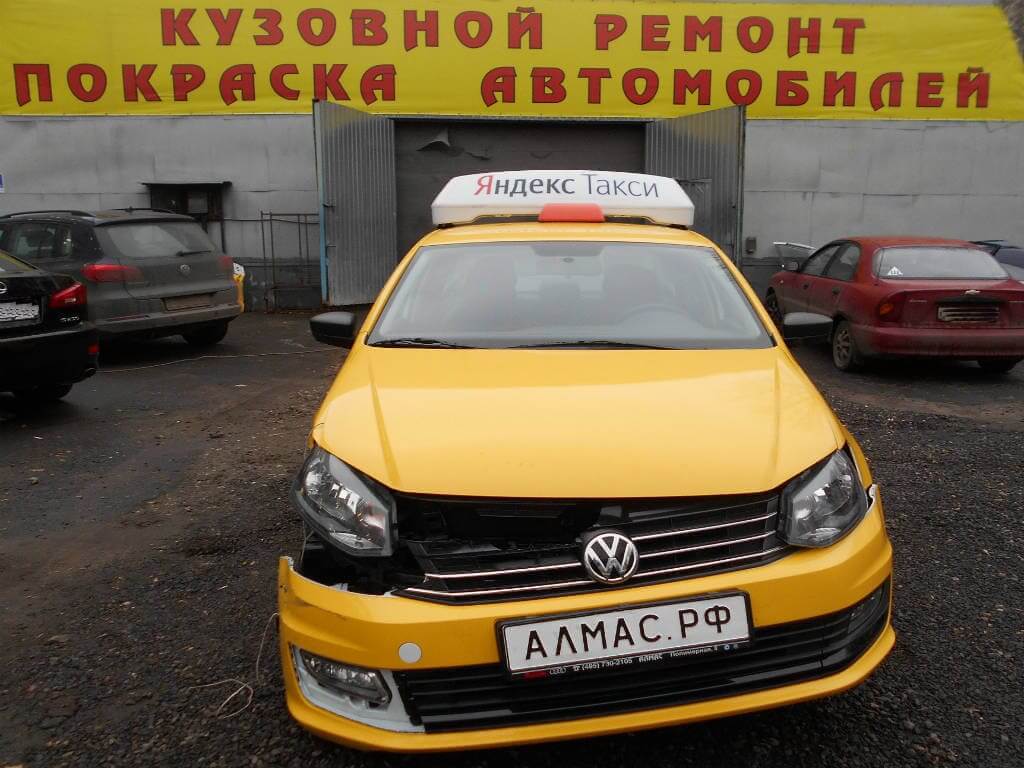 Покраска Volkswagen Polo | Фольксваген Поло | Москва | Алмас